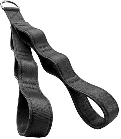 QWORK® Trizepsseil Kabelbefestigung, Trizeps-Pull-Down-Seil, Größerem Bewegungsbereich, für Push-Downs, Crunches