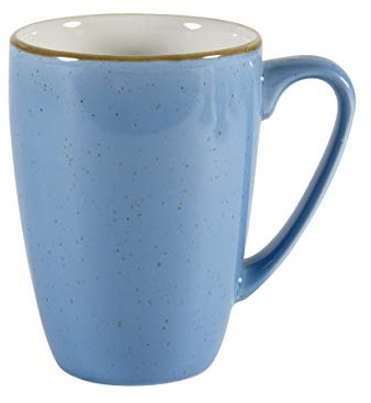 Churchill Stonecast handgefertige Tasse Mug 34cl, Farbe wählbar (Cornflower Blue)