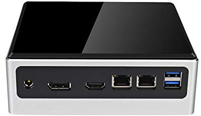 HSIPC 8th Intel Dual Core 4 Thread Kaby Lake R i3 8145U Mini PC, Nano PC, HTPC, Box PC, Mini PC with Rich IO: DP HDMI Dual-DDR4 Type C USB3.0 4K Display(4G 60G)