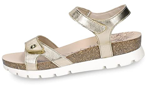 Panama Jack Damer Sulia Colors remsandaler, Guld, 40 EU
