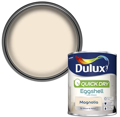 Dulux 5358160 Quick Dry Eggshell Paint - Magnolia - 750ML