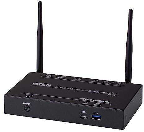 ATEN VP2021 4K Wireless Presentation Switch con Quad View