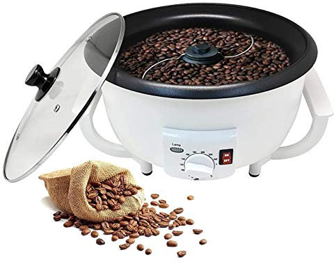 Household Coffee Roaster Machine Small Electric Coffee Bean Roasting Machine Stainless Steel Peanut Bean Roaster,Thermostat Upgrade,110V