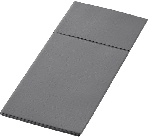 Duniletto® 184 Napkin Bags / Cutlery Pockets 40 x 48 cm Granite Grey