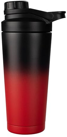 EACHPT Edelstahl Protein Shaker 750ml, Eiweiß Shaker Mit Sieb | Edelstahl Doppelwandig Vakuum Isoliert, BPA Frei Auslaufsicher, Thermoflasche Für Eiweiß-Sportgetränke