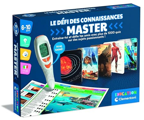 Le Défi des Connaissances Master - Quiz Éducatif Stylo Parlant - 6-10 Ans