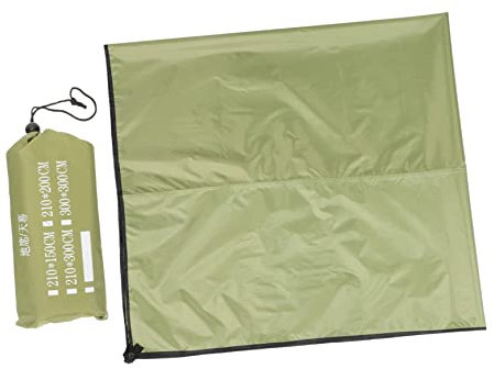 CIYODO Outdoor Mehrzweck Zeltplane Wasserdichtes Leicht Aufbaubares Sonnensegel Für Camping Picknick Und Garten Militärgrün