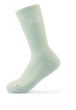 PICSIL Chaussettes de sport haute performance avec renforcement et ajustement parfait, idéales pour la course à pied (FR/ES, Alpha/lettres, L, Taille normale, Taille normale, Vert)