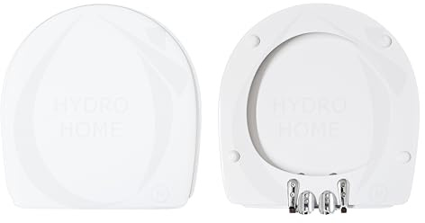 HYDRO HOME COPRIWATER Compatibile Small + Twin Ideal Standard, In Legno Rivestito Con 2 mm Di Resina, Cerniere Fissaggio Dall'alto MADE IN ITALY
