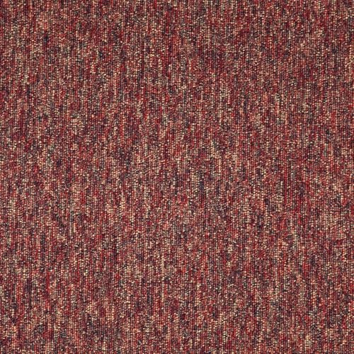 Macaw PAPRIKA 53115 Red Modern Plain Loop Pile Contract Carpet Tiles for Domestic & Commercial Use, 20 Tiles per pack, Suitable for underfloor heating