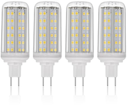 Ampoule LED G8.5 8 W Remplace l'ampoule aux halogénures métalliques G8.5 Powerball CDM, remplacement de l'ampoule CDM-TC/CMH/HID/T4.5, culot à deux broches G8.5 AC85-265 V, lot de 4(4000K Natural Whit