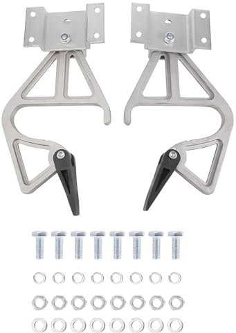 Laroal 2 Pcs Aluminum Ladder Lock Kit Extension Ladder Locks Plum Blossom Disc Buckle Ladder Lock Ladder Rung Locks Telescopic Ladder Fixtures