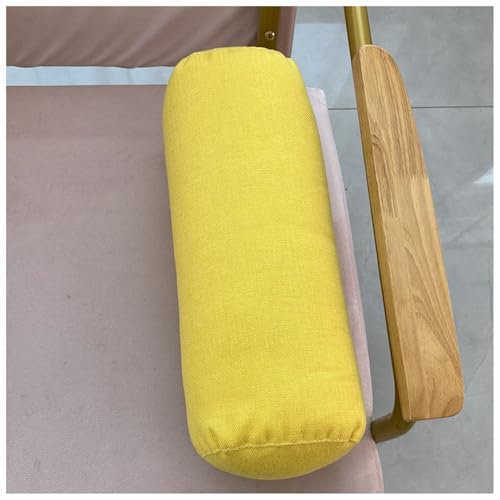 Nacken-Und Knierolle Kopfkissen Kissenrolle Nackenkissen Kissen Rolle Orthopädisches Nackenkissen, Lagerungsrolle, Bolster Side Sleeper Pillow with Abnehmbar Cover(#7,20x80cm/8x31in)