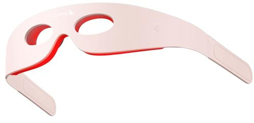 Red Light Therapy for Eyes, Wireless Under-Eye Red Light Therapy Mask with Timing Function, 3 Modes for Eyes Bags, Dark Circles, Fine Lines, Rechargeable Home Skincare Eye Mask