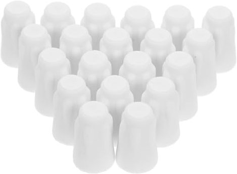 Uonlytech 20pezzi Connettori Ceramici Per Fili Alta Temperatura Morsetti Porcellana Per Riparazioni Elettriche Facili Da Installare Per Elettricisti e Fai Da Te