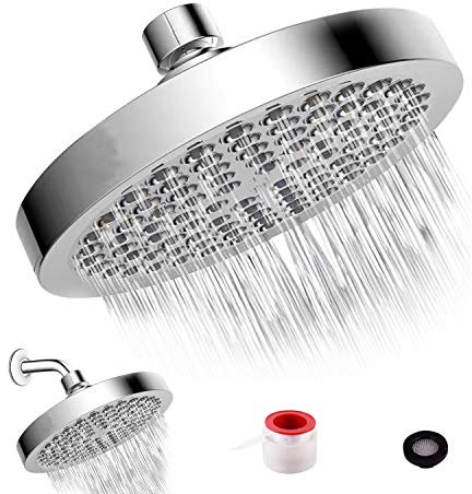 Soffione doccia ad alta pressione G1/2 soffione doccia a pioggia regolabile soffione doccia spray soffione doccia cromato lucido bagno pioggia soffione doccia rotondo sostituzione