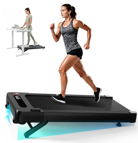Bluearth Walking Pad mit 10% Automatische Steigung, Classic-Schwarz