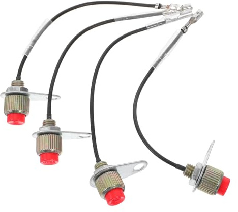 UPKOCH Interruptor De Parada para Cortacésped Gx35 4 Piezas Repuesto para Recortadora Jardín Control Encendido/Apagado Accesorio Compatible
