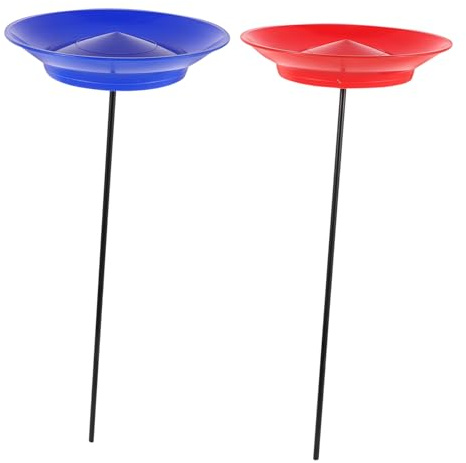UKCOCO Kit Con Piatti Rotanti e Bastone Da Giocoliere, Per Bambini e Adulti, Piccolo Set Multiuso Per Spettacoli Di Circense e Feste