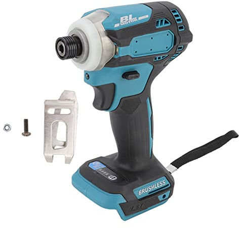 Avvitatore a Impulsi Brushless 18V, Set Trapano 3 Velocità con Luci LED, Utensile per Lavori di Falegnameria e Costruzione - Elevata Efficienza, Controllo Elettronico, Uso