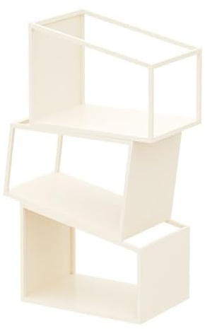 Freestanding Industrial Style Bookcase, Open Etagere Bookshelf With Metal Frame, Simple Bedside Bookcase, Multifunctional Magazine Rack,Gold,4 tier