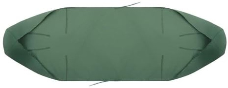 Gettimore Toile Oxford 420D Auvent Couverture Extérieure Rétractable Imperméable et Anti-Poussière Housse de Protection pour Terrasse, Balcon, Jardin 2-5m, Vert 5m