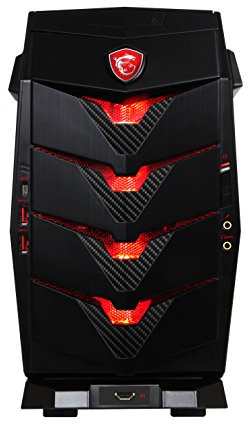 MSI Aegis X3 VR7RE-022UK 0 centimetres Not Applicable Desktop PC (Black) - Intel Core i7-7700K 4.20 GHz, 16 GB RAM, 2000 GB Hybrid (HDD/SDD), NVIDIA GeForce GTX 1080, Windows 10 Home