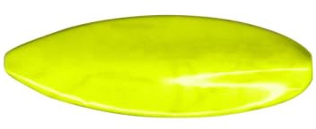 FTM Unisex – Erwachsene 10C5200290C10 Tornad-Inline Spoon-Forellenblinker zum Spinnfischen auf Forellen, Blinker zum Spinnangeln, Durchlaufblinker, Gewicht:5g, Farbe:Black/UV Chartreuse, Bunt, Normal