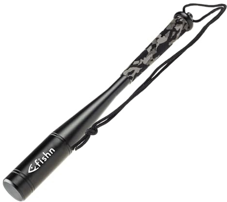 FISHN Fischtöter Aluminium 25cm – Robuster Fischbetäuber mit Handschlaufe – für große Fische geeignet – 115g leicht & handlich