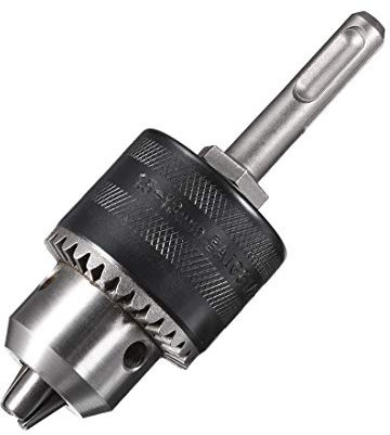 sourcing map Taladro Portabrocas, 1/2-20UNF Roscado 1,5-13mm Capacidad con Portabrocas Llave Redondo Vástago para Eléctrico Impacto Cable Inalámbrico Taladro