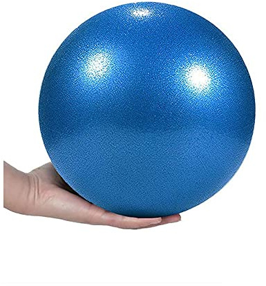 GOSAIL Gymnastikball Klein - Soft Pilates Ball mit aufblasbarem Strohhalm für Pilates, Yoga, Ganzkörpertraining, Verbesserung des Gleichgewichts zu Hause im Fitnessstudio und im Büro