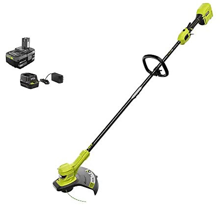 ONE+ HP 18V Brushless 13 in. Cordless Battery String Trimmer with 4.0 Ah Battery and Charger