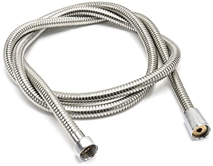 HIDIZ 2/2.5/3Meter Stainless Steel Shower Hose Matte Black Flexible Shower Pipe Bathroom (Color : Brushed Nickel, Size : 2.5m)