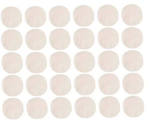 Cabilock 30 Stück Runde Dampfgartücher Für Küche Wiederverwendbare Baumwoll Dampfmatten Antihaftbeschichtet 18cm Für Dampfgarer Und Kochen