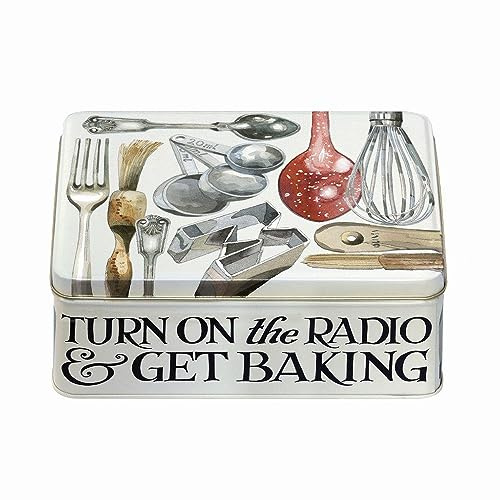 Elite Gift Boxes Emma Bridgewater Making & Baking Deep Rectangular Tin 195 x 154 x 75mm, Cream