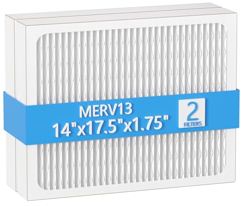 14 x 17.5 x1.75 MERV 13 Replacement Dehumidifier Filter Compatible with Santa Fe Advance90, Advance100, Advance120, Honeywell DR90 & DR120 dehumidifier Models, 2 Pack