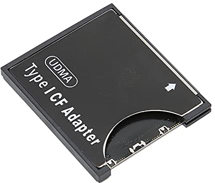 Adaptador SD a CF para Cámara, Convertidor de Tarjeta CF a SD Compatible con Tarjeta Inalámbrica WiFi MMC SD Tipo I, Adaptador de Tarjeta de Memoria SD a CF Compact Flash para G5