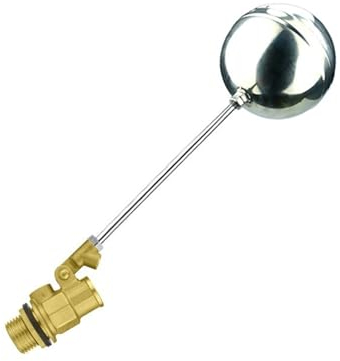 BSAXITHZB 1/2 3/4 1 Messing Schwimmerventil Heiß- und Kaltwassertank Schwimmendes Kugelventil Durchflussregelung Wassertank/Ausdehnungswassertank (Size : 1)