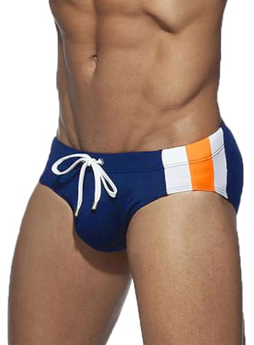 LikeJump Men Swim Briefs Swimsuits Board Surf Shorts Trunks Swimsuits Bikini Bottom
