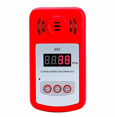 Monitor de Calidad del Aire Profesional Venga al analizador de Detector de Gas de Gas portátil con un analizador de Gases de Gas con un Detector de Fugas de Gas de Sonido y Alarma de Sonido