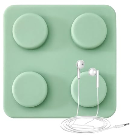 Avvolgicavo per auricolari, Bobina per cuffie in silicone, Avvolgicavo