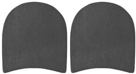 Sostituzione del Tallone in Gomma Addensare Suola Antiscivolo Accessori di Ricambio per la Riparazione delle Scarpe per Scarpe e Fondo in Pelle (BLACK)