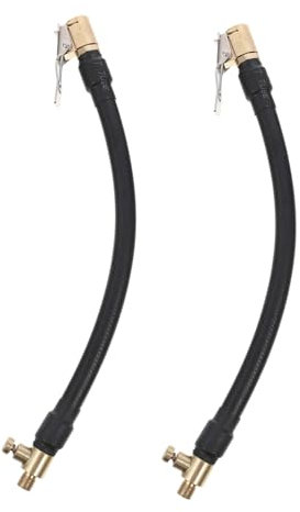 OSALADI 2stücke Auto Inflator Schläuche Reifenfüller Verlängerungsrohre Schlauchadapter Kupferclip-Design Für Schnelles Anpressen Und Einfache Installation Zur Druckluftbefüllung