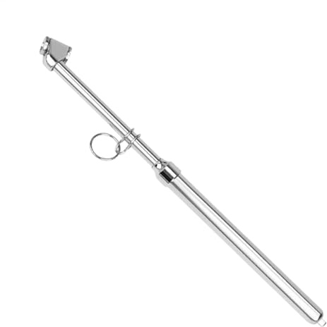Tire Pressure Gauge, Pencil Tire Stress Checker, Portable High-Precision Double-Headed Design for Semi-Trucks, RVs, SUVs, and Car, Chrome Plating, Zinc Alloy Material
