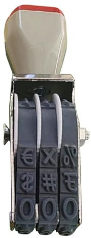 Zahlenstempel 0-9 Nummerierungsstempel Rotierende Ziffern Zahlenstempel Datumsstempel Einstellbarer Zahlenstempel