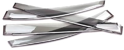 SQOFJDF Windabweiser Fenster-Tür-Visier für Skoda für Octavia 3 Mk3 RS für Scout 5E Limousine 2013~2019 Entlüftungsmarkise Regen Rauch Augenbraue Schutz Regenabweiser(Transparent)