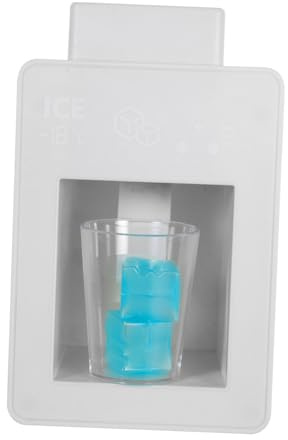 JOINPAYA Kitchen Playset Pretend Ice Maker with Realistic Ice Cube Simulation Play Kitchen Appliance for Boys and Interactive Family Bonding Accessory
