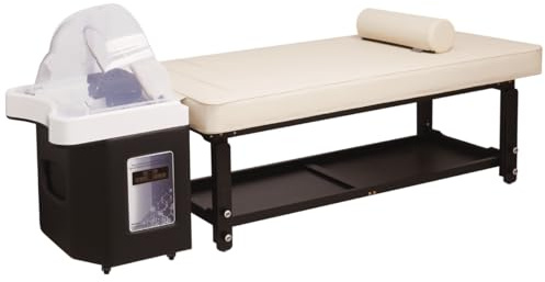 Fauteuil Ergonomique et Confortable pour Head Spa - Aqua Max ! avec lavabo intégré dans Une Seule Structure, Cuvette, Orifice d'évacuation et Appui-tête réglable