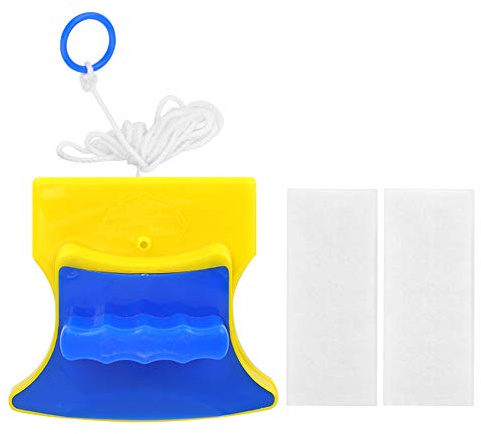 Mtlavishness Magnetic Window Cleaner Double Sided Glass Wiper With Powerful Magnets For Home Windows Fish Tanks Shower Screens And Tiles Suitable For 3 8 Mm Single Glazing