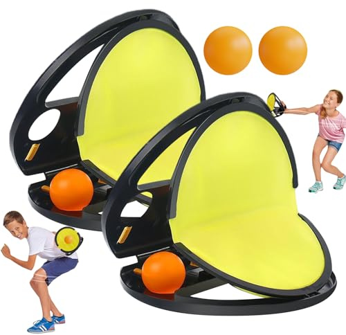 Generico Set mit Bällen zum Werfen und Fangen | interaktive Sportaktivitäten für Fitness, Wurfspiel und Fangen im Freien – für Garten, Familientreffen, Hof und Außenpool
